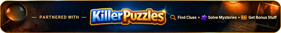 Partnered with KillerPuzzles — Find Clues, Solve Mysteries, Get Bonus Stuff